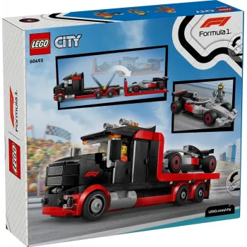 LEGO CITY 60493 F1 esitlusveok koos Audi F1 võidusõiduautoga