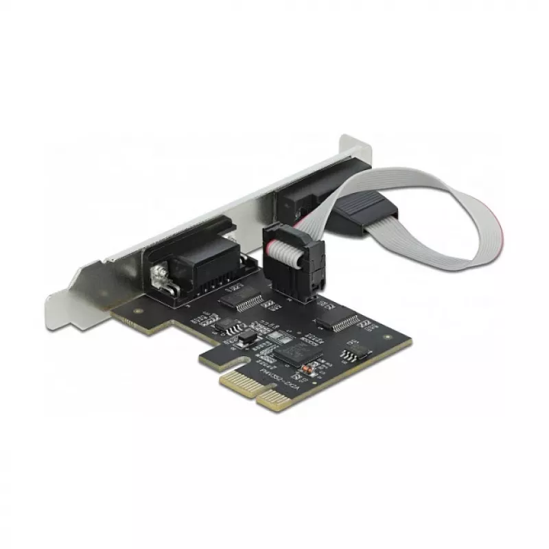 Laienduskaart DeLOCK PCI Express x1 kuni 2 x jada RS-232