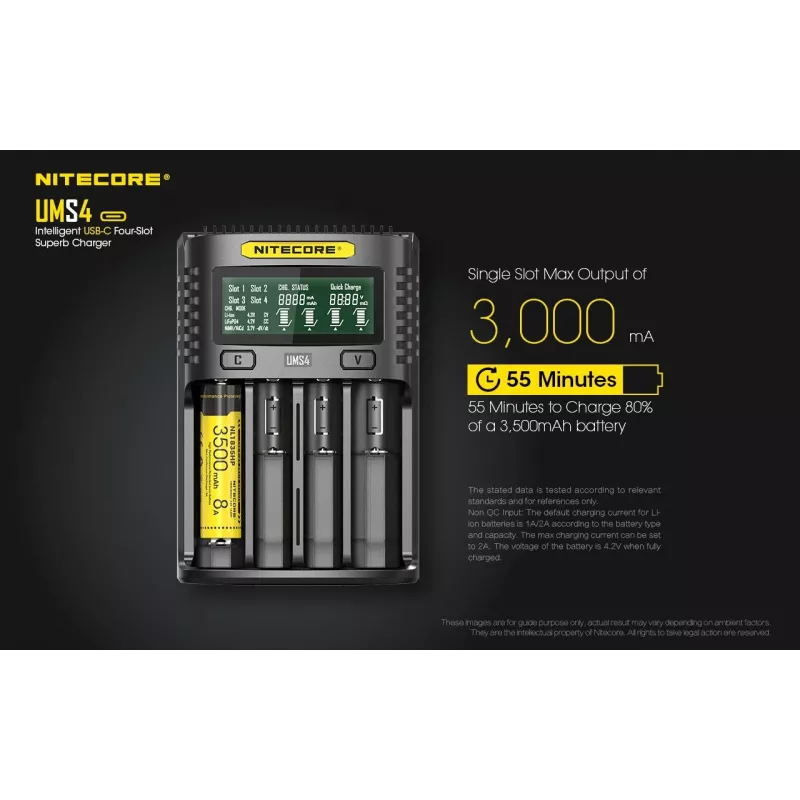 Laadija Nitecore UMS4