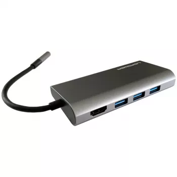 Sülearvuti dokk LC-Power LC-HUB-C-MULTI-5 USB 3.2 Gen 1 USB-C juhtmega