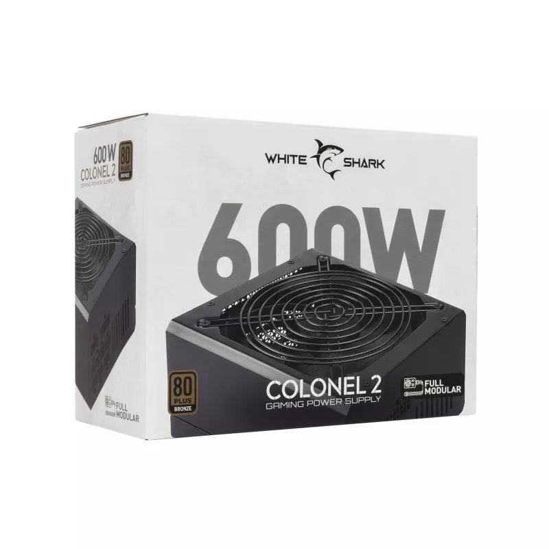 Toiteplokk White Shark GPSU-B600S Colonel-2 600W