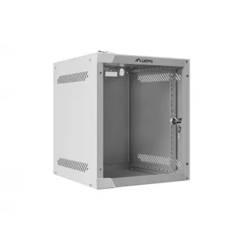 Seinale kinnitatav kapp LANBERG WF10-2306-10S, 6U, 336×280×310 mm, hall, 20 kg