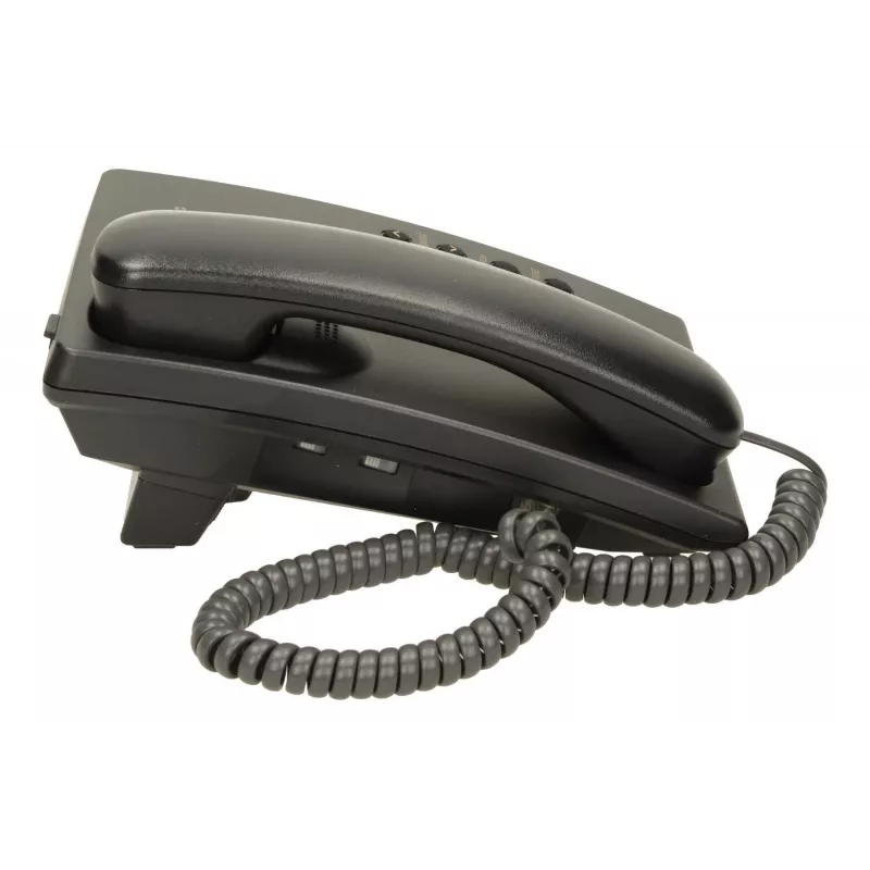 Juhtmega telefon Panasonic KX-TS500 Must helistaja ID ja valjuhääldiga