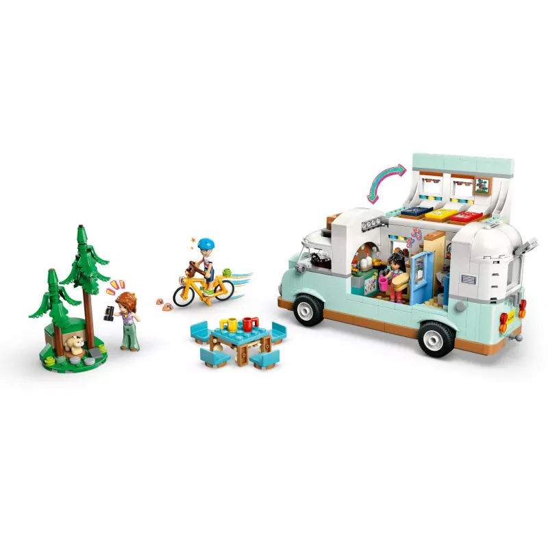 LEGO Motor Home komplekt 42663 — LEGO Friends matkaauto, 778 osa, 3 mininukku, vanusele 7+