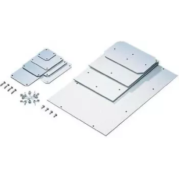 Kinnitusplaat Rittal PK 9550.000 — teras, hall, 331×220 mm, 1,25 kg (4 tk)