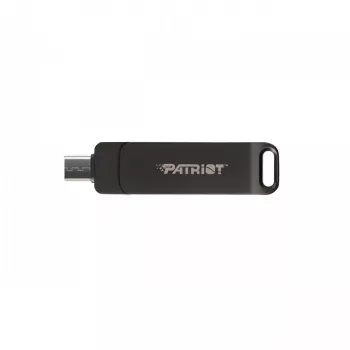 Mälupulk PATRIOT Rage R550 32GB 100 MB/S USB A+C Pöördkujundus (PE32GR550DSAD) Must