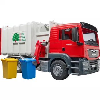 Bruder Man külglaadimisega prügiauto 2-4 - vanusele 5-7