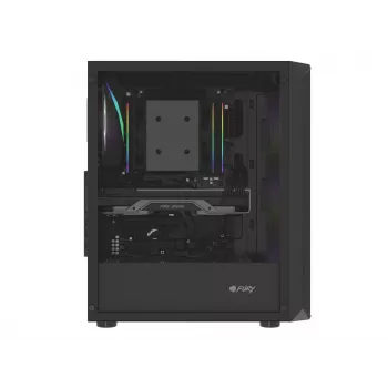 Korpus Fury Shobo SH4F RGB aknaga 4 ventilaatoriga MIDI arvuti PC