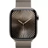 Apple Watch 10 46 mm GPS+4G titaan Milanaise M/L loodus/looduslik