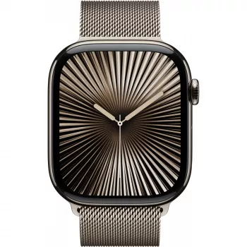 Apple Watch 10 46 mm GPS+4G titaan Milanaise M/L loodus/looduslik