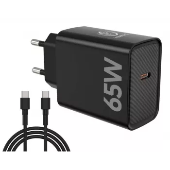 Kiirlaadija PD65W USB-C sülearvutitele, nutitelefonidele