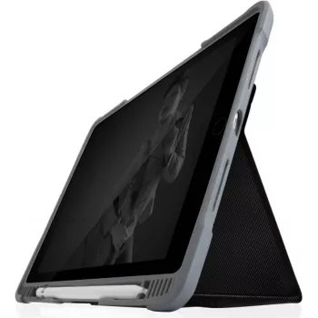 STM Dux Plus DUO ümbris | Apple iPad 10,2 (2021 - 2019) | must/läbipaistev | STM-222-236JU-01 (STM-222-236JU-01)