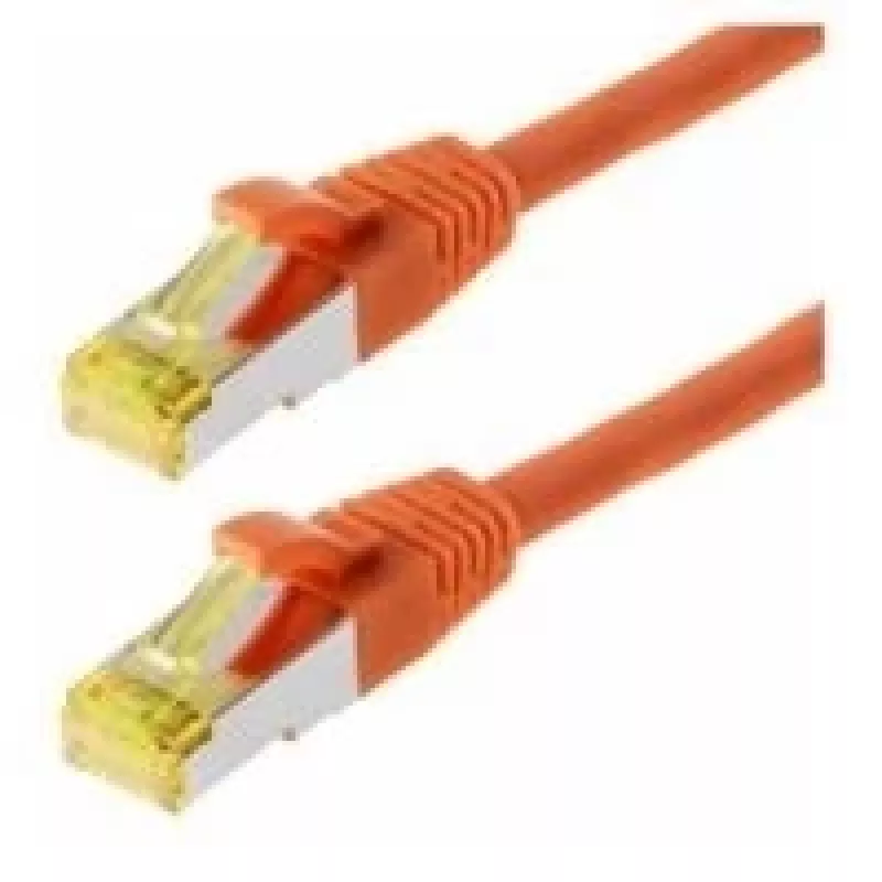 Networking kaabel Helos Cat 6a S/FTP 0.25 m oranž