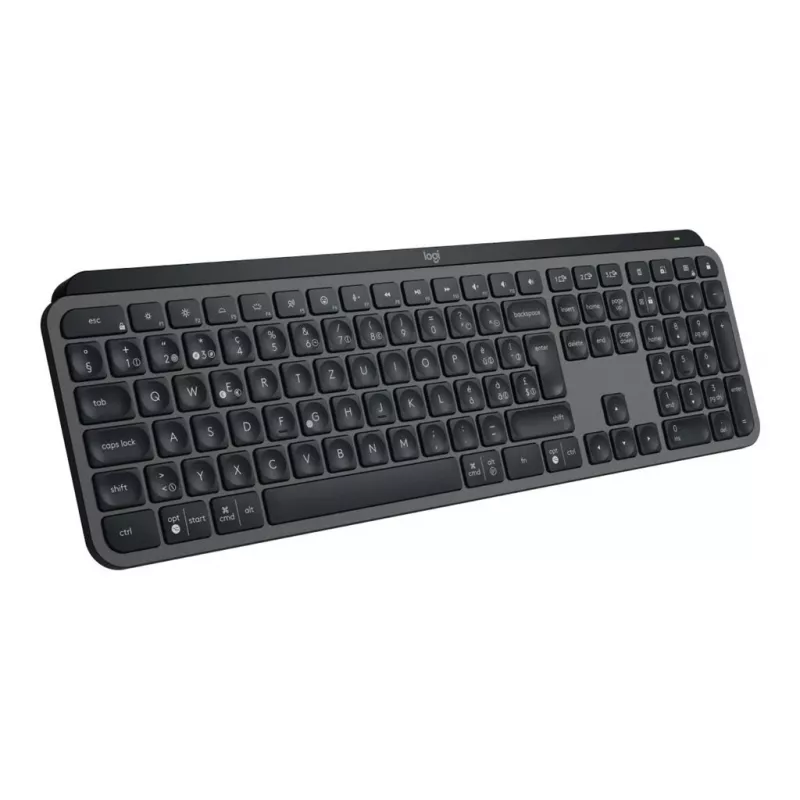 Logitech MX Keys S klaviatuur raadiosidega + Bluetooth QWERTZ Šveitsi grafiit (920-011571)