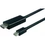 VALUE - Videokaabel - DisplayPort / HDMI - Mini DisplayPort (M) to HDMI (M) - 1 m - Varjestatud - Must (11.99.5795)