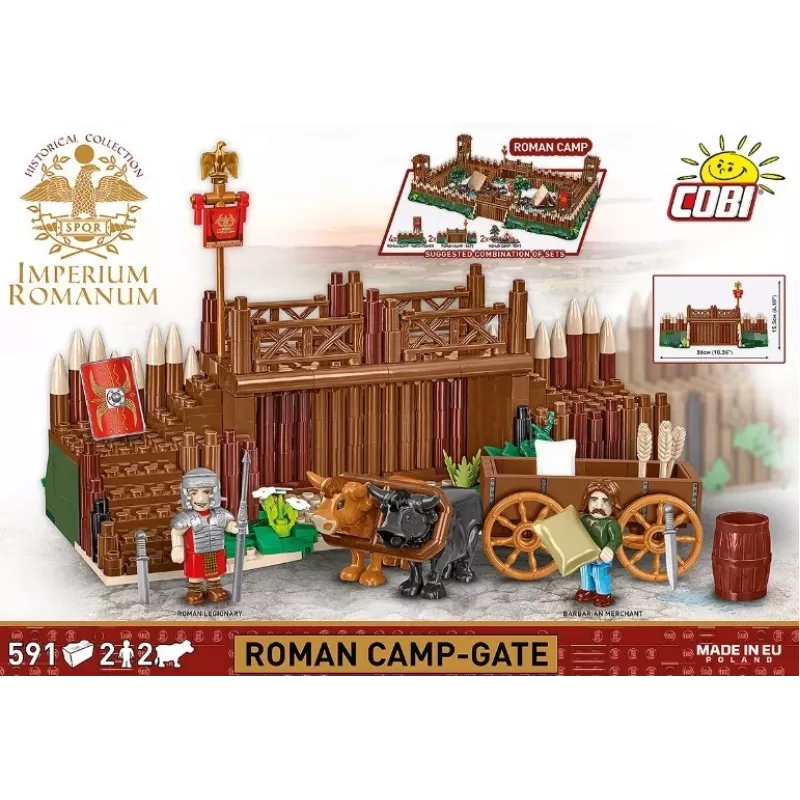 Cobi ehituskomplekt Imperium Romanum — Rooma laagri värav, 591 tükki