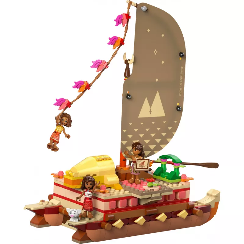 LEGO 43270 klotside ja osade komplekt — 529 elementi, 3 minifiguuri, 260×120×220 mm, 0,198 kg, hõbedane