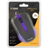 USB-juhtmega hiir, 3 nuppu, kummeeritud pind