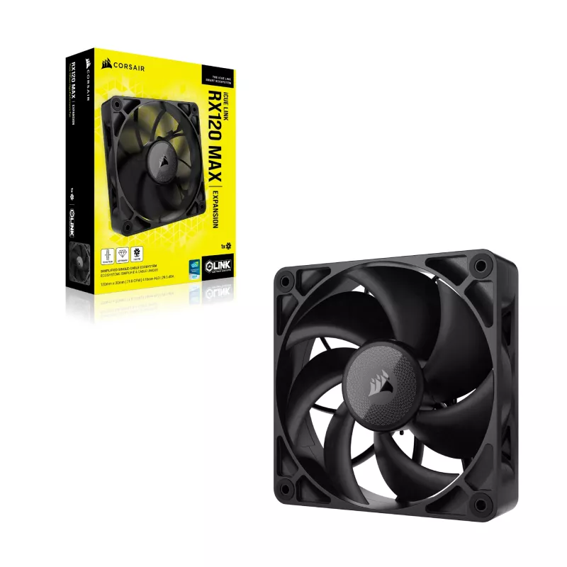 Corsair iCUE LINK RX120 MAX 120mm Case Fan - must