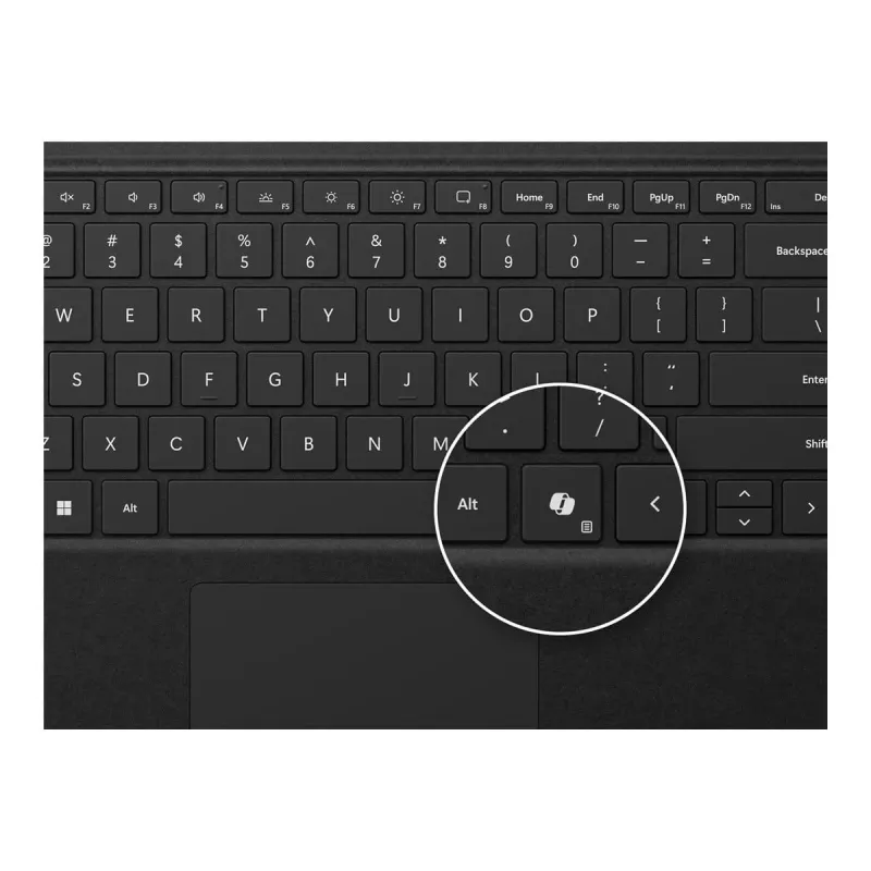 Klaviatuur Microsoft Surface Pro 8XB-00160 puuteplaadi ja Surface õhuke Pen 2 laadimisdokiga