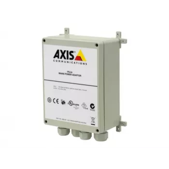 Toiteadapter AXIS 5000-001 turvakaameratele, 220–240 V kuni 24 V 0,4 A, valge, 147×80×187 mm