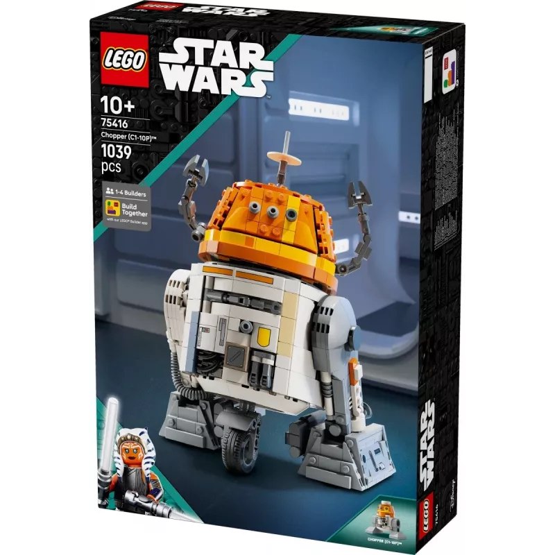 Ehituskomplekt LEGO Star Wars Chopper C1-10P Astromech Droid mudel 75416, 1039 tükki, vanus 10+, kõrgus 220 mm