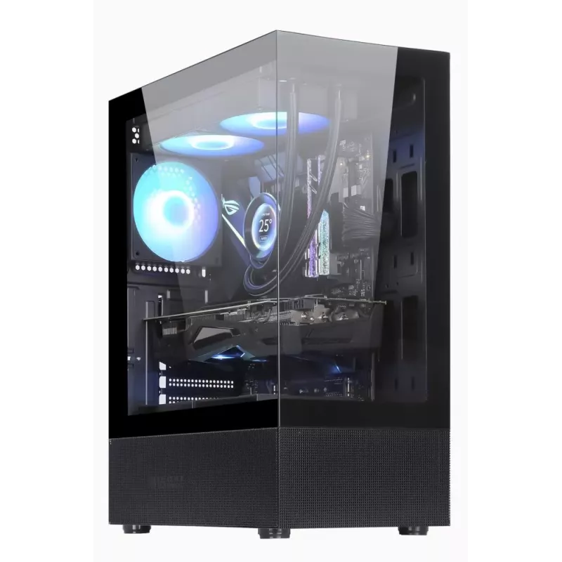 Korpus | GOLDEN TIGER | Toetatud emaplaadi vormitegurid ATX/mikro-ATX | Must | Midi Tower | Raider DK-6 | RAIDERDK6
