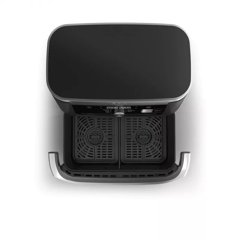 Ninja AF500EU fritüür Double 10,4 L eraldiseisev 2470 W kuumaõhufritüür must, roostevaba teras