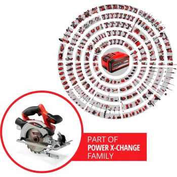 Einhell TE-CS 18/165-1 Li - Solo 16,5 cm Must, Punane, Hõbedane 4200 P/min