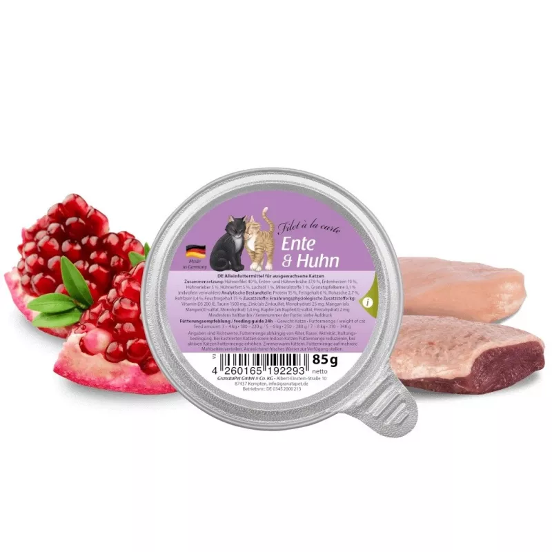 GRANATAPET Filet á la carte Part pardiga - märg kassitoit - 85g