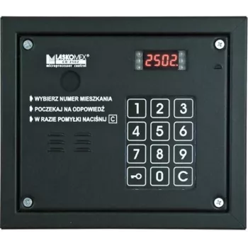 Audio panel Laskomex CP-2503R must RFID võtmelugejaga