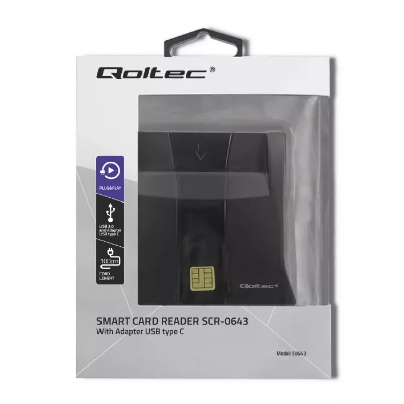 RFID-lugeja Qoltec 50643