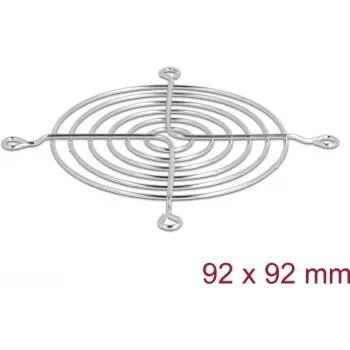 Fan grill DeLOCK 67307 Metal Silver 89.8mm