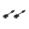 DIGITUS - DVI-kaabel - Dual Link - DVI-D (M) - DVI-D (M) - 5,0m - Vormitud, pöidlakruvid - Must (AK-320101-050-S)
