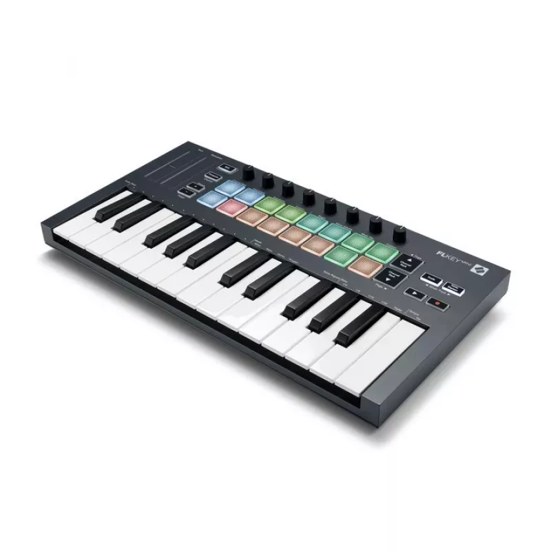 Novation FLKEY Mini - FL Studio tarkvarale pühendatud MIDI-klaviatuur, 25 klahvi.