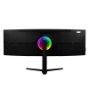 49-tolline kumer LED-kuvar Arozzi Nova — 5120 x 1440 Dual QHD, VA-paneel, 4 ms, USB-jaotur, VESA