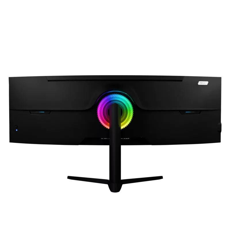 49-tolline kumer LED-kuvar Arozzi Nova — 5120 x 1440 Dual QHD, VA-paneel, 4 ms, USB-jaotur, VESA