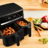 Tefal Easy Fry EY901N Double 8,3 L eraldiseisev 2700 W kuumaõhufritüür must