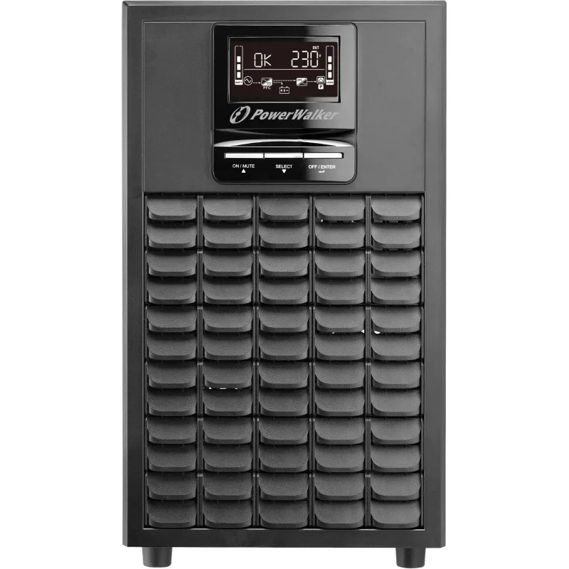 PowerWalker VFI 3000 CG PF1 Topeltmuundus (Online) 3 kVA 3000 W 9 vahelduvvoolu pistikupesa