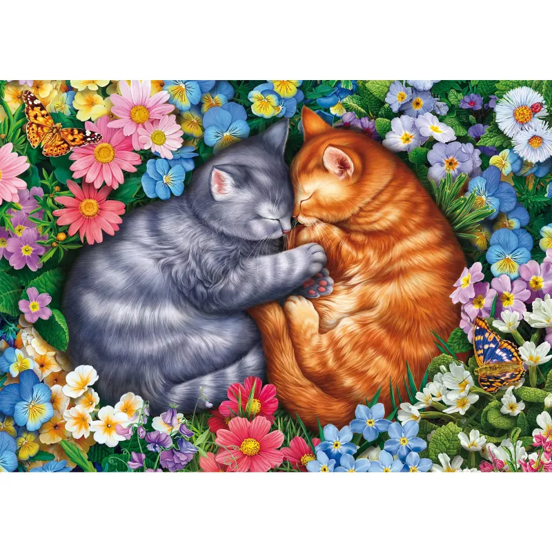 Pusle schmidt spiele Sleeping Velvet Paws 1000 tükki