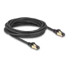 DeLOCK RJ45 Cat.6A võrgukaabel isane-isane S/FTP 5 m must