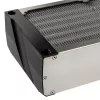Radiaator Aqua-Computer airplex radical 4/360 — Alumiinium/Vask/Roostevaba teras, 400×140×73 mm