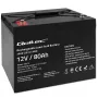 Qoltec Akumulator AGM | 12V | 80Ah | 23.5kg | Bezobsługowy | Mocny | LongLife | do UPS, kampera, łodzi, pieca