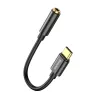 Kaablipistikupesa adapter Baseus CATL54-01 USB-C 3,5 mm pesale, must