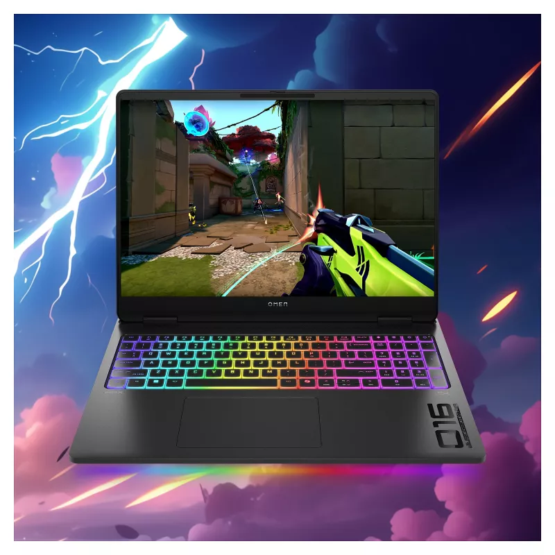 HP OMEN by MAX 16-ah0095ng CU 9 275HX, NVIDIA GeForce RTX 5080, 32GB 2TB SSD W11Home – klaviatuuri paigutus võib olla saksa
