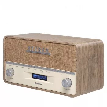 Kaasaskantav raadio Denver DAB-36LW digitaalne tuuner DAB+ 5W LCD