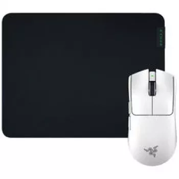 Mänguhiire ja hiiremati komplekt Razer Viper V3 Pro + Gigantus M — valge