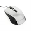Juhtmega mõlemakäeline optiline hiir GEMBIRD MUS-4B-01-BS, USB Type-A, 1200 DPI, 4 nuppu, must/hõbedane