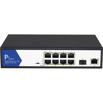 Gigabit Etherneti kommutaator VALUE 21.99.1193 10/100/1000 Mbit/s, haldamata, 8 porti
