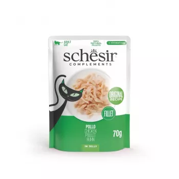 SCHESIR Chicken fillet in jelly - märg kassitoit - 70g